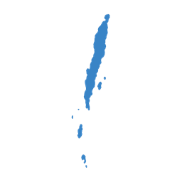 Andaman and Nicobar Islands state distribution for ROSELINE surname