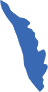 Kerala state distribution for ROSELIN surname