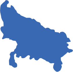 Uttar Pradesh state distribution for NARENDER surname