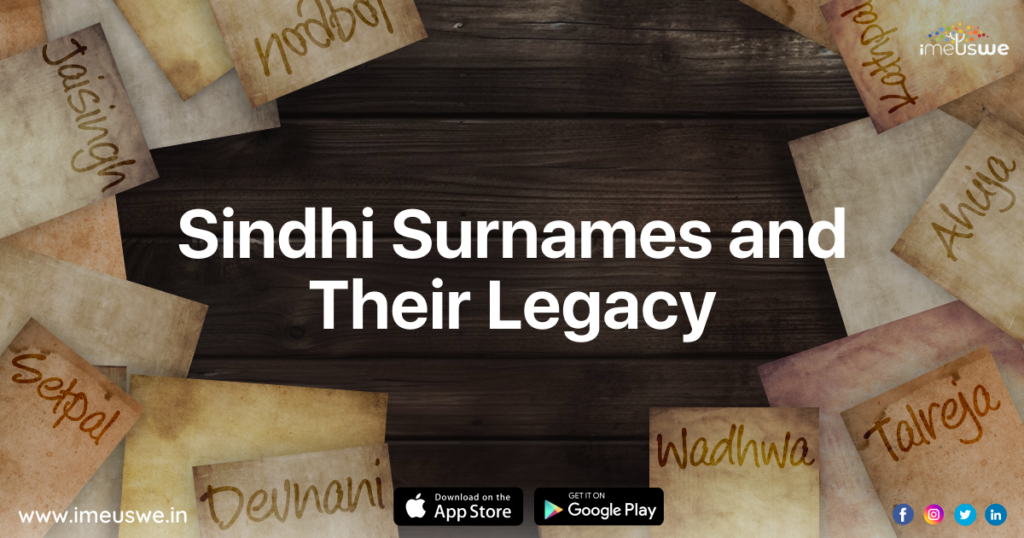 Sindhi Surnames